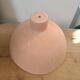 Coupelle lampadaire en terre cuite - suspension