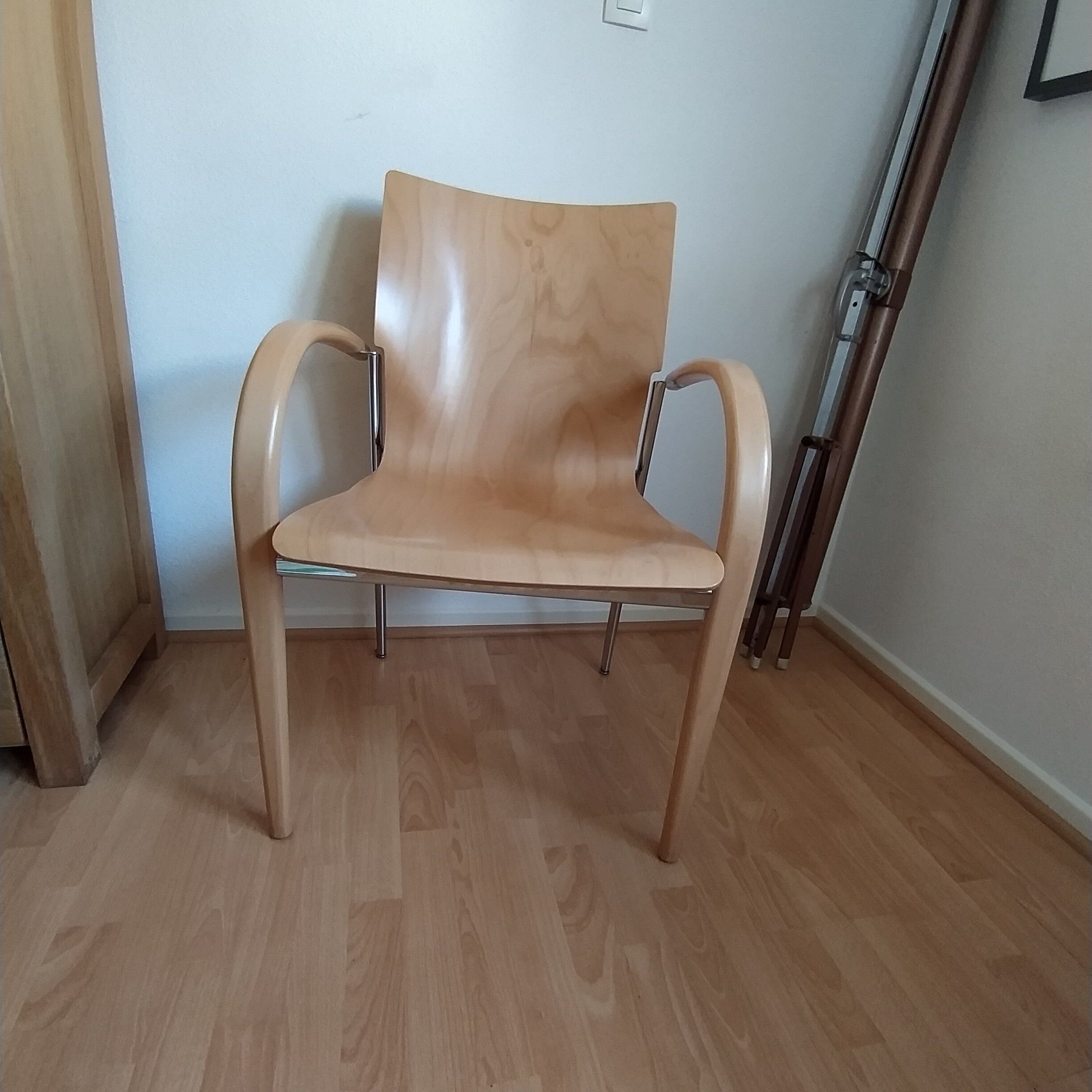 Light wood office chair