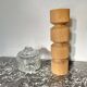 Art Deco molded glass sugar bowl