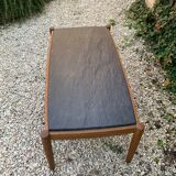 Slate coffee table