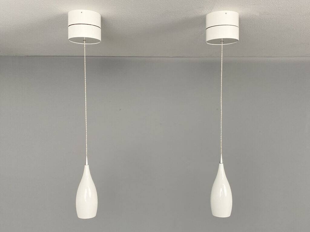 Pair of Drop Duo LED pendant lights by Jürgen Glauner for LDM, Germany, 2010s