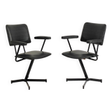 Paire de fauteuils vintage 1970's