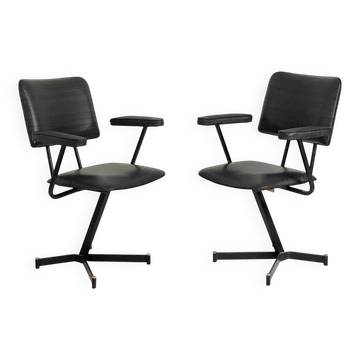 Paire de fauteuils vintage 1970's