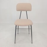 Set of 4 Italian Metal Dining Chairs, 1960's