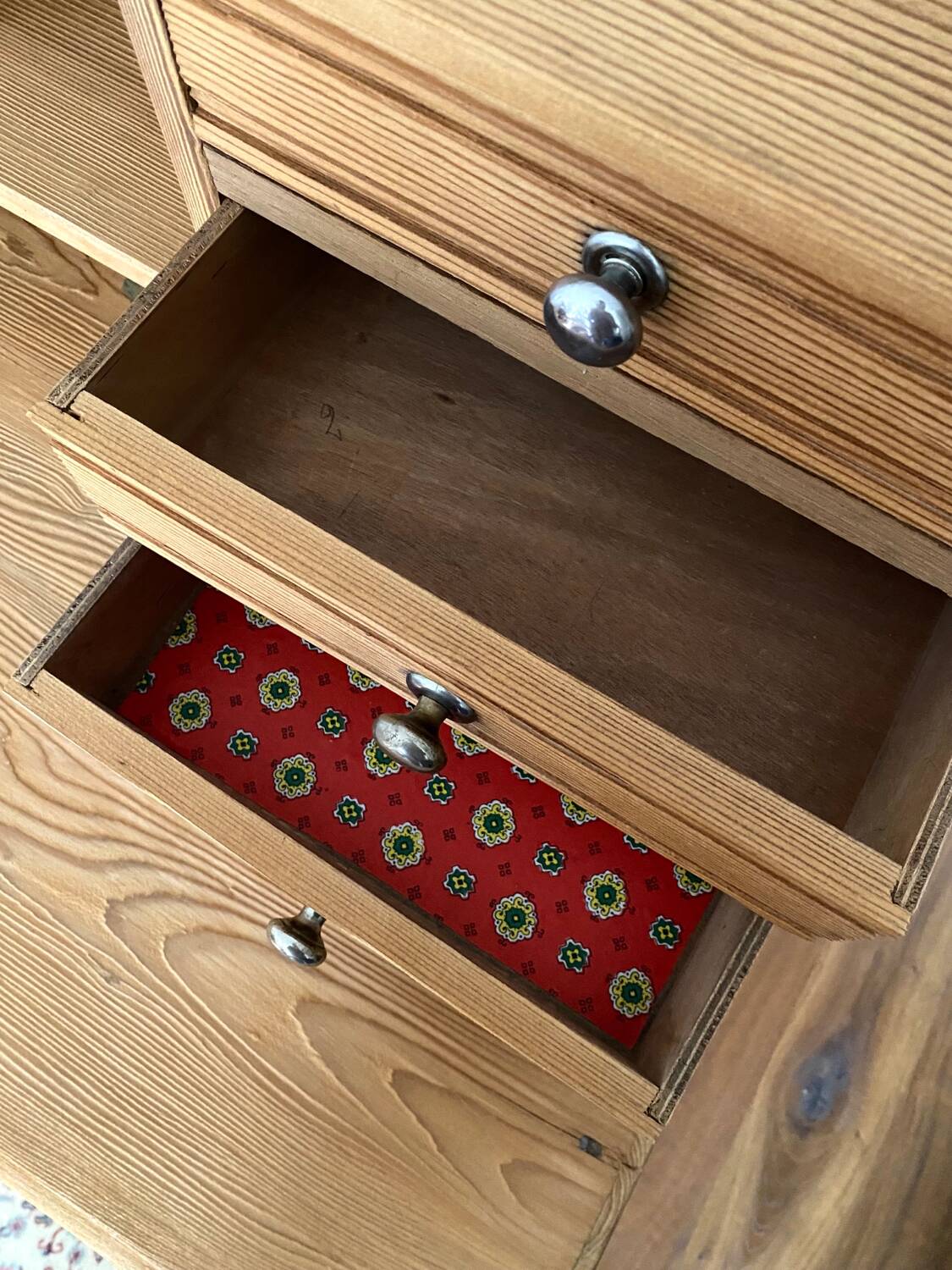 Magnificent Art Deco style secretary desk in old wood