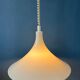 White Space Age Suspension "Witch Hat" Mid-Century