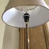 Wooden floor lamp