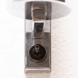 Bauhaus chromed roll wall lamp, 1930´s, Bohemia