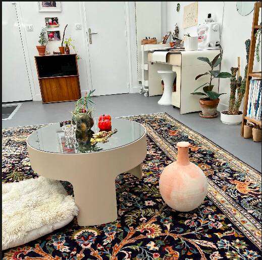 Round terracotta jar