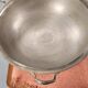 silver metal basin