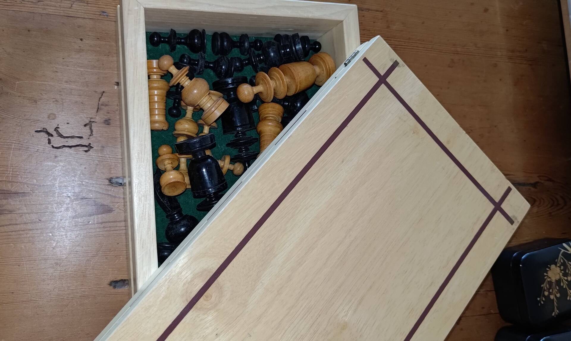Vintage chess set