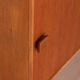 Vintage sideboard 60s in teak wood with two doors danish design