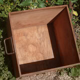 Wooden industrial crate