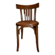 Wood and cane desk chair