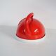 Cheese bell mouse red ceramic design vintage Italy