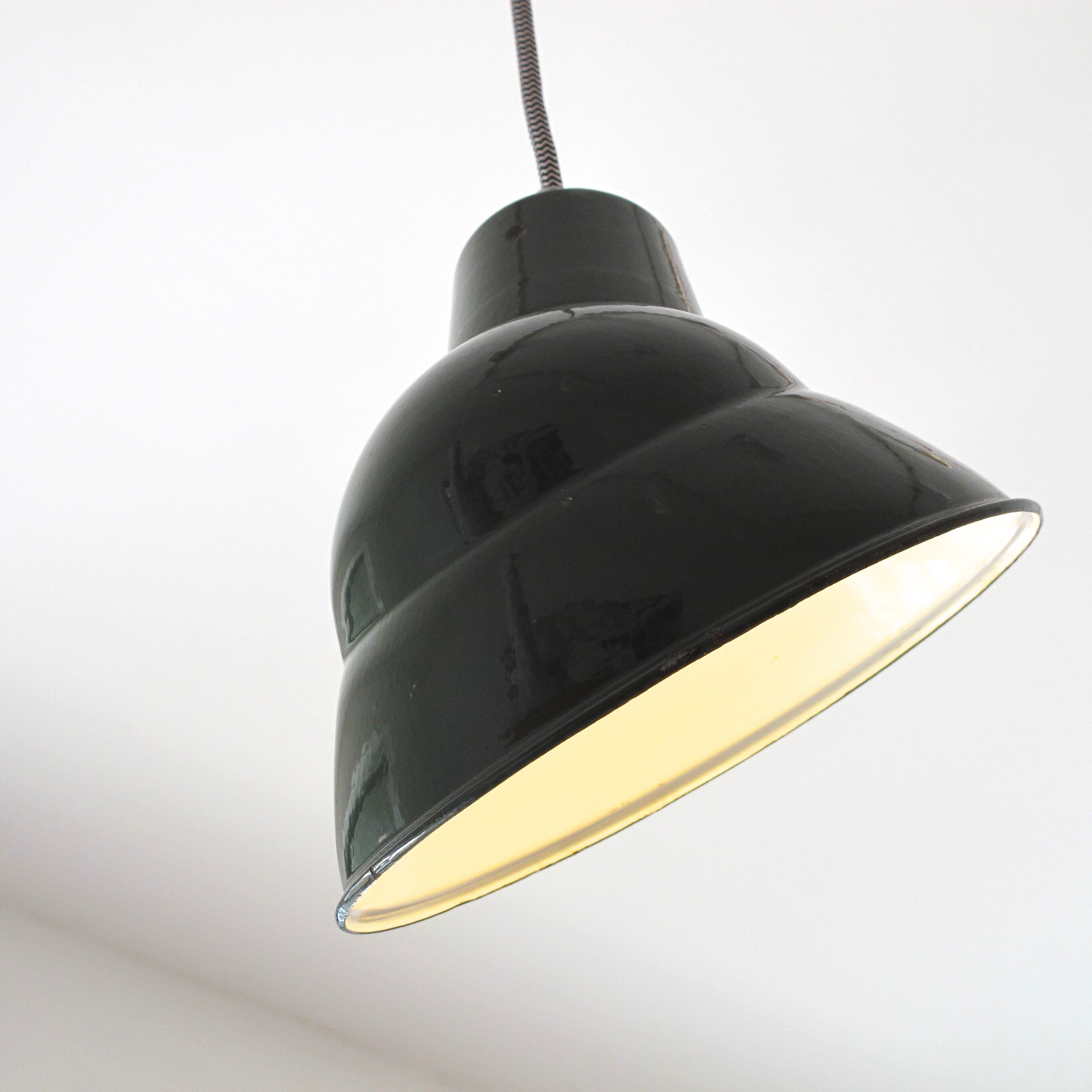 Industrial suspension metal enamelled 1950