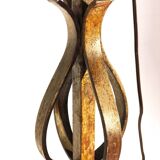 Lampadaire vintage fer forgé 1960