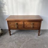 Guillerme and Chambron oak chest of drawers