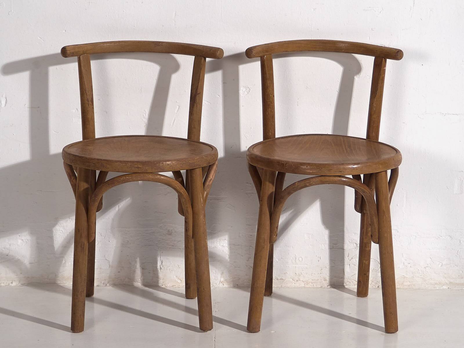 Set of antique Thonet chairs (circa 1920). Set of 4 pieces #3