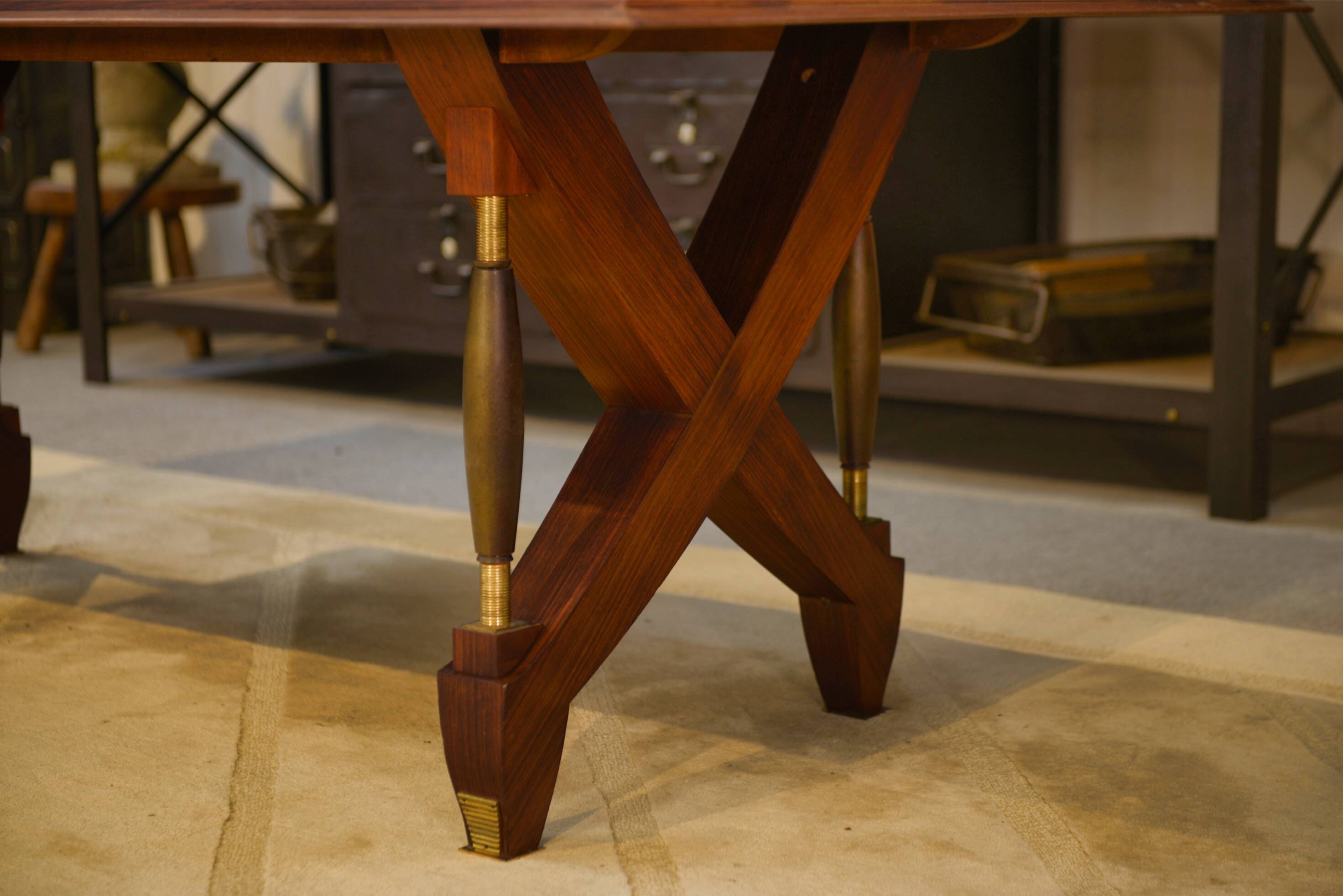 Table art déco en palissandre 1930