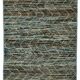 Handmade Tribal Decorative 92 cm x 344 cm Blue Wool Runner Carpet