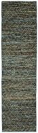 Handmade Tribal Decorative 92 cm x 344 cm Blue Wool Runner Carpet
