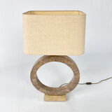 Marble look resin lamp, 1970s