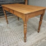 Antique oak table dining table kitchen table 69 x 130 cm