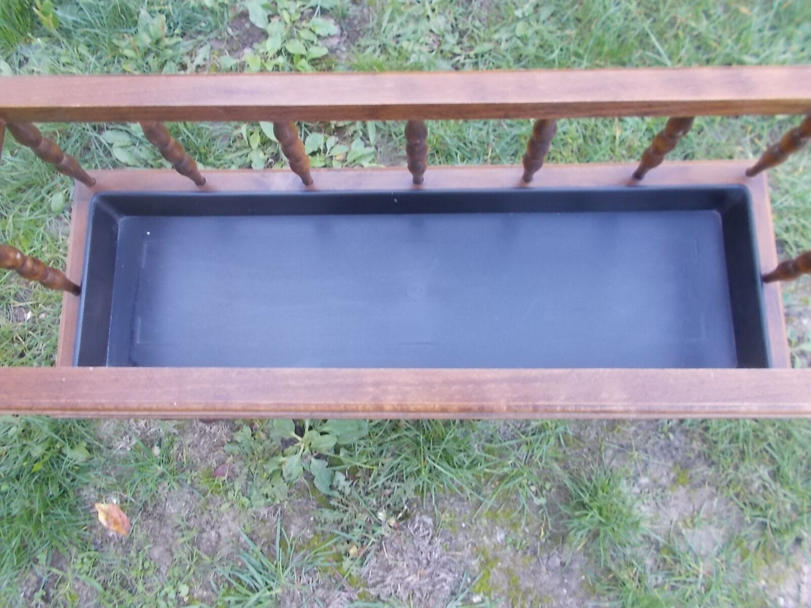 Indoor wooden planter