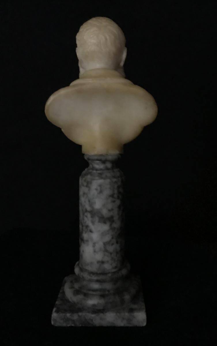 Buste en albâtre fin XIXème siècle, Italie