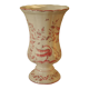 Vase Moustiers faience décor main oiseaux signé