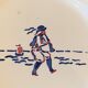 Old children's breakfast service hand-painted, Brittany, art deco