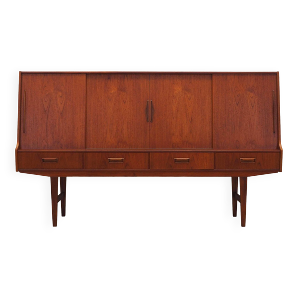 Enfilade en teck, design danois, années 1960, production : Danemark