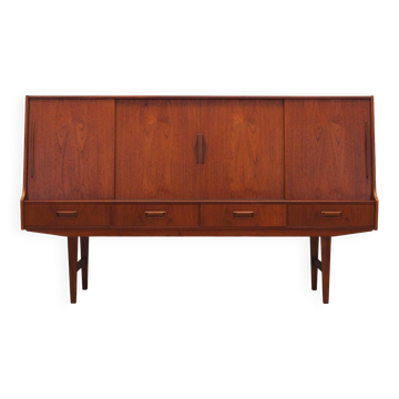 Enfilade en teck, design danois, années 1960, production : Danemark