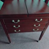 Solid mahogany men's dressing table