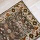 Vintage Indian Mahal handmade carpet 64cm x 97cm 1980s