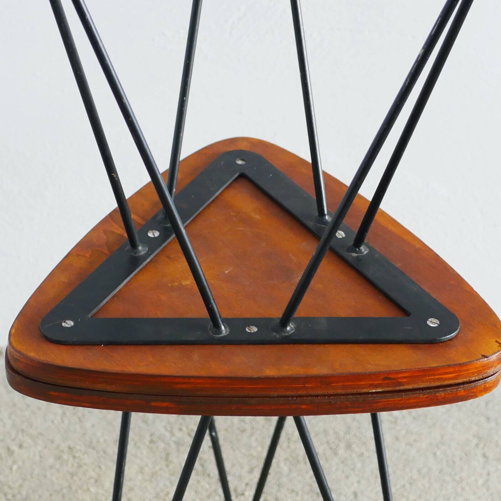 Paire de tables d'appoint années 50 - Design italien - Décoration vintage - Isa - Campo - Medea