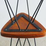 Paire de tables d'appoint années 50 - Design italien - Décoration vintage - Isa - Campo - Medea