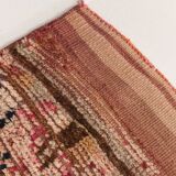 Red Cream Tribal Turkish Runner Rug 88x311Cm SK 18885