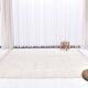 Tapis rose doux et discret 300x200 cm, tapis en laine rose de style marocain