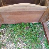 Antique Louis XV style chest of drawers with marble top