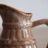 50cl glazed ceramic pitcher with beer barrel decoration