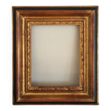 Cadre doré style barbizon en bois
