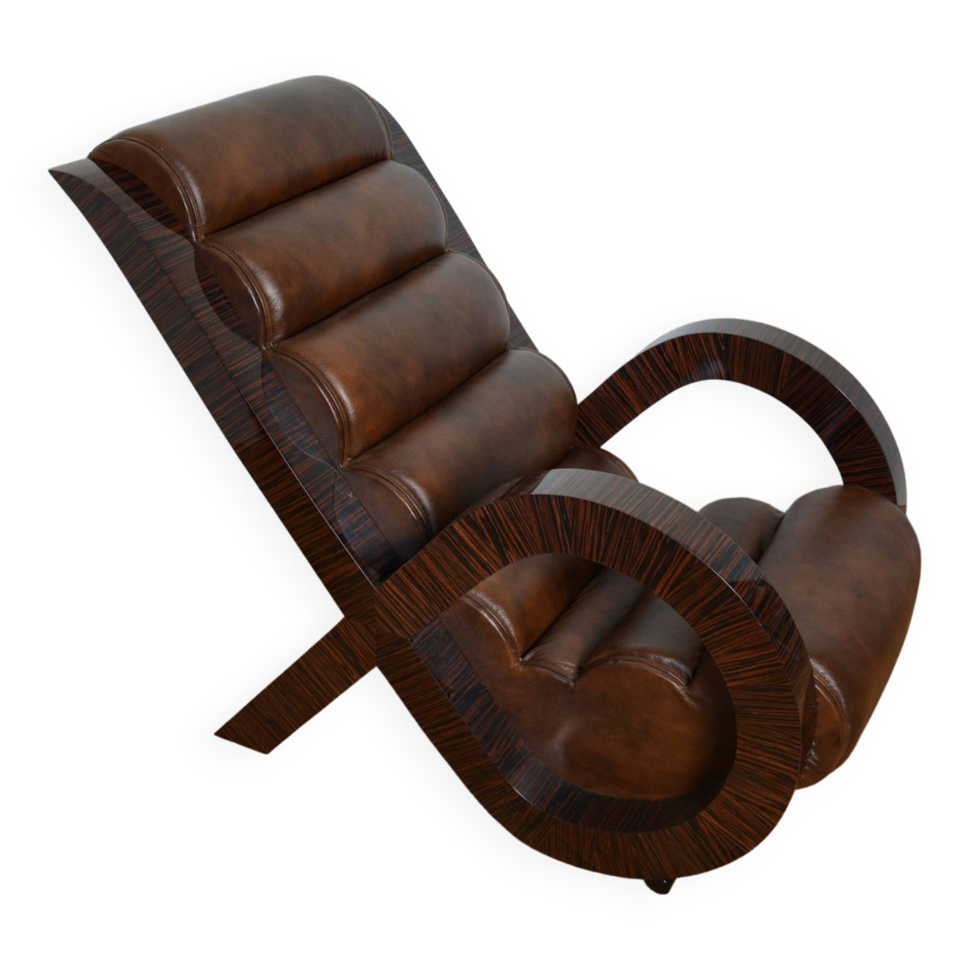 Art Deco armchair - Lucca chair by Jean de Merry