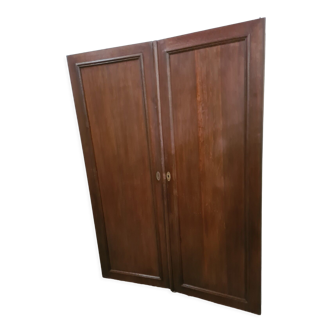 Oak closet doors