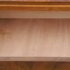 Vintage chest of drawers in walnut compass legs 4 drawers from the 1950s