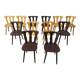 Lot de 12 chaises de bistrot