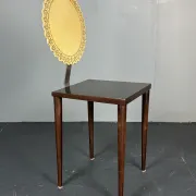 Sculptural Italian Tatlim side chair or dining chair, Marco Mencacci, 1990s