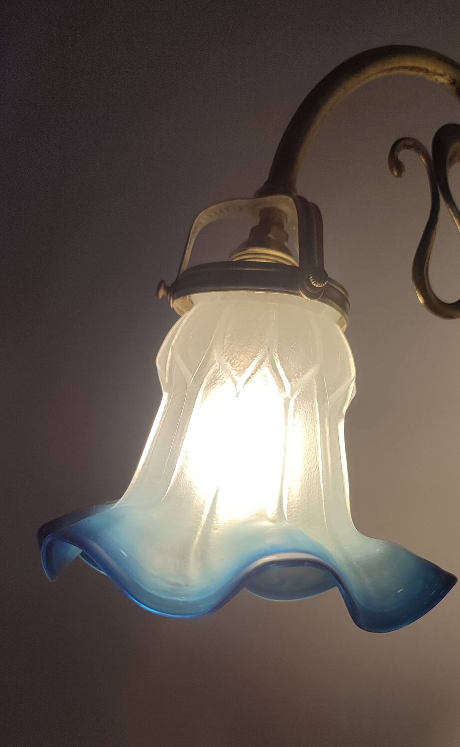 Aplique de pared "Art Nouveu". Spain, 1930s.