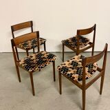 Danish Palisander Chairs by Hans Rosengren
